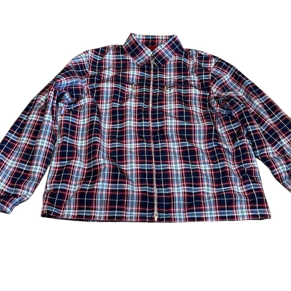 Plaid Jacket, Windbreaker, Catalina, Large
